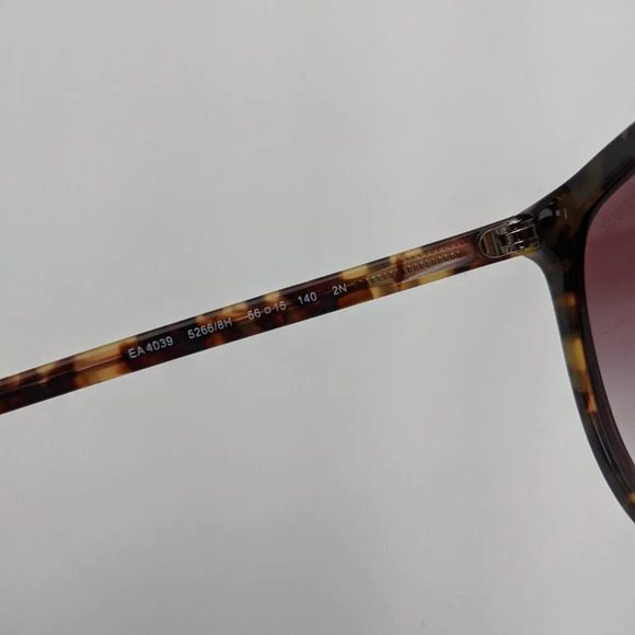 🕶️Emporio Armani Double Bridge Sunglasses EA4039 5266/8H 56/15-140 / JLE113🕶️ - Picture 7 of 9